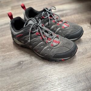 Merrell Men's Athletic Shoes in Gray and Red